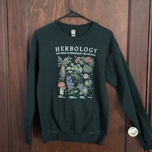 Herbology Harry Potter Crew Neck Sweatshirt Size Juniors Small